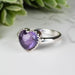 Amethyst Ring 8mm Size 5 - InnerVision Crystals