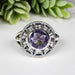 Amethyst Ring 8mm Size 7 - InnerVision Crystals