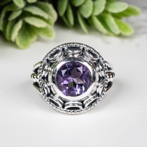 Amethyst Ring 9x7mm Size 6 - InnerVision Crystals