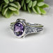 Amethyst Ring 9x7mm Size 9 - InnerVision Crystals