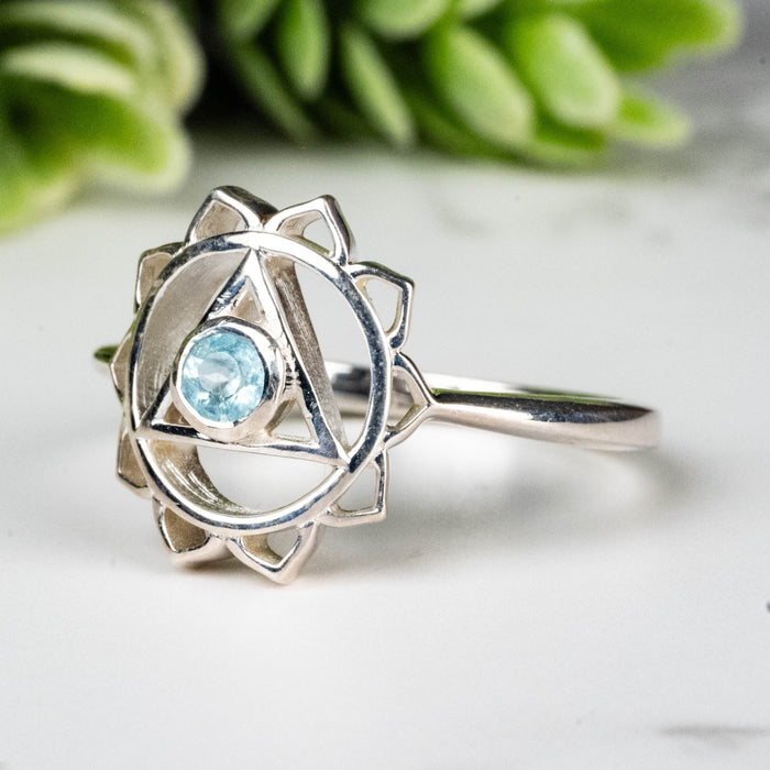 Apatite Ring 2.75mm Size 7 - InnerVision Crystals