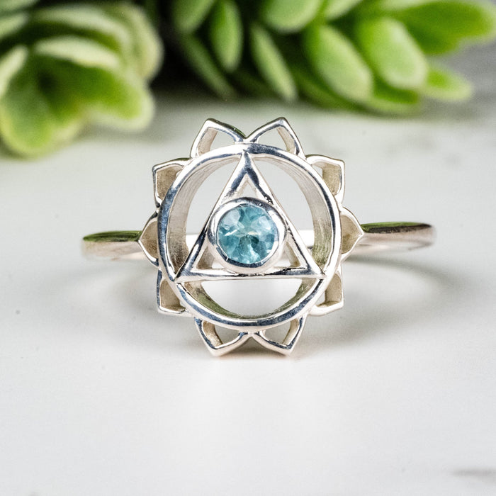 Apatite Ring 2.75mm Size 7 - InnerVision Crystals