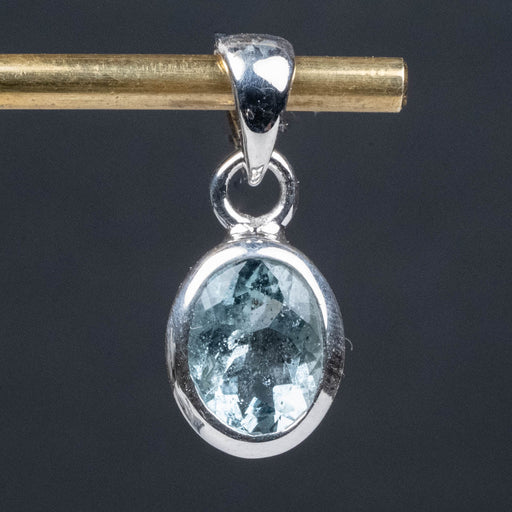 Aquamarine Pendant 2.26 g 20x9mm - InnerVision Crystals