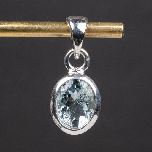 Aquamarine Pendant 2.27 g 20x9mm - InnerVision Crystals