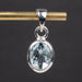 Aquamarine Pendant 2.27 g 20x9mm - InnerVision Crystals