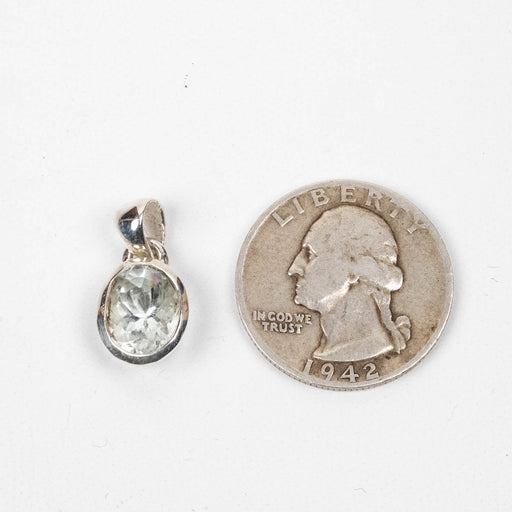 Aquamarine Pendant 2.78 g 19x10mm - InnerVision Crystals