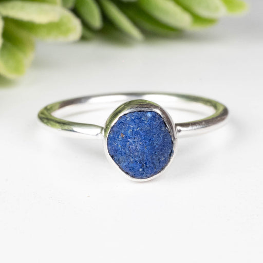 Azurite Blueberry Ring .925 Silver - InnerVision Crystals