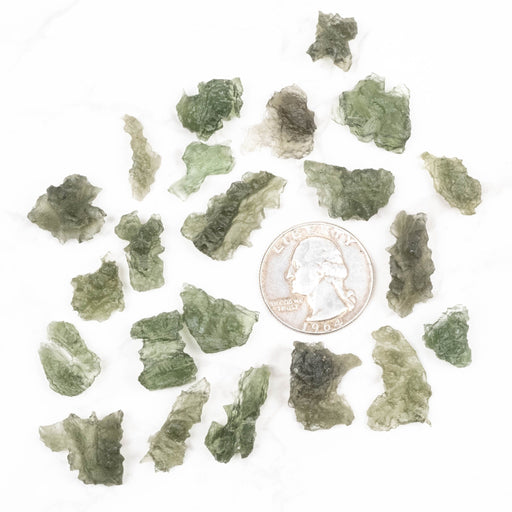 Besednice Moldavite 20 g B Grade Wholesale Lot - InnerVision Crystals
