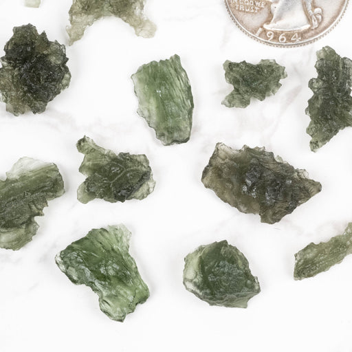 Besednice Moldavite 20 g B Grade Wholesale Lot - InnerVision Crystals