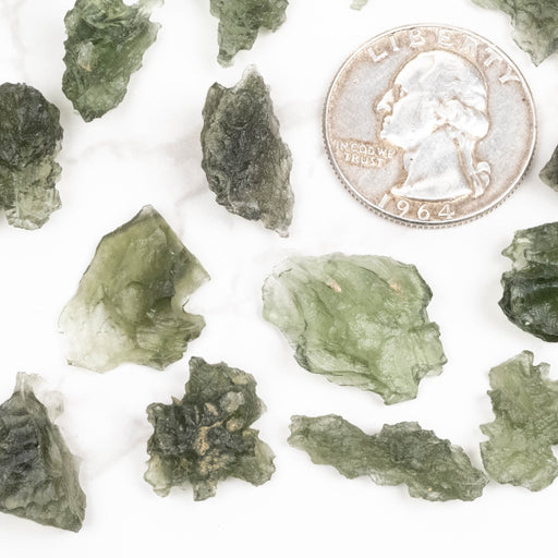 Besednice Moldavite 20 g B Grade Wholesale Lot - InnerVision Crystals