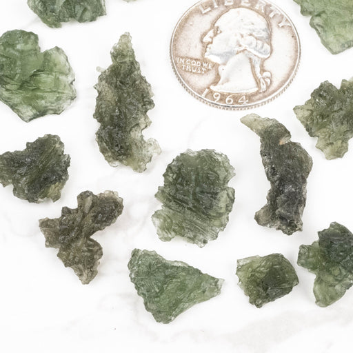 Besednice Moldavite 20 g B Grade Wholesale Lot - InnerVision Crystals