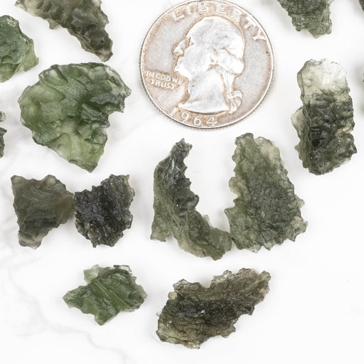 Besednice Moldavite 20 g B Grade Wholesale Lot - InnerVision Crystals