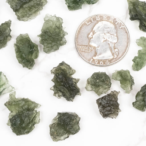 Besednice Moldavite 20 g B Grade Wholesale Lot - InnerVision Crystals