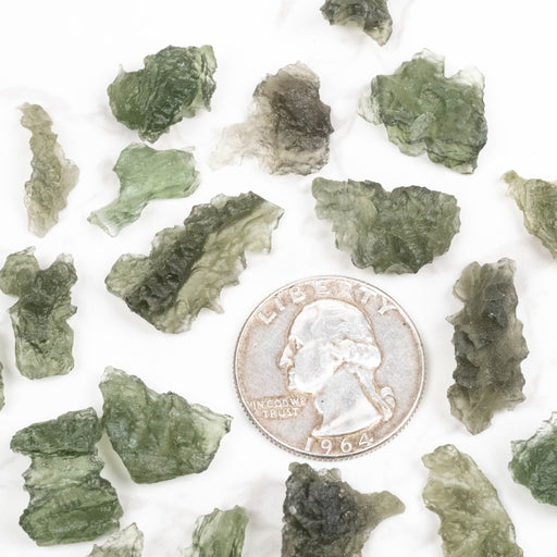 Besednice Moldavite 20 g B Grade Wholesale Lot - InnerVision Crystals