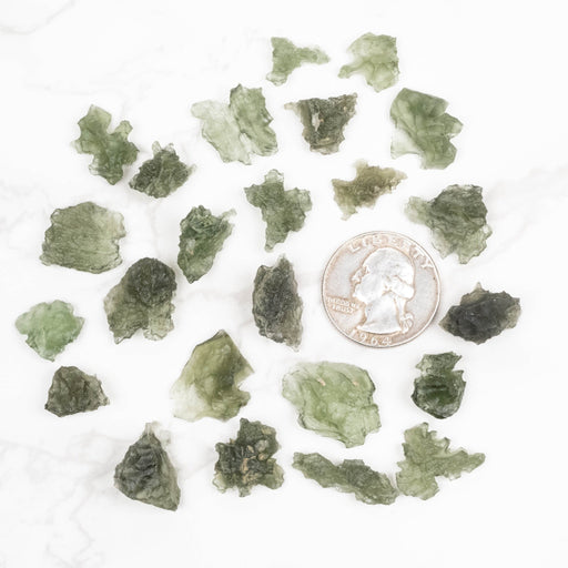 Besednice Moldavite 20 g B Grade Wholesale Lot - InnerVision Crystals