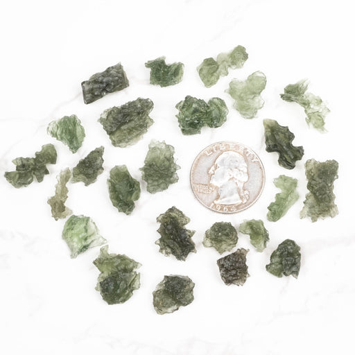 Besednice Moldavite 20 g B Grade Wholesale Lot - InnerVision Crystals