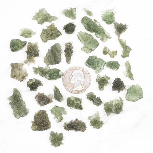 Besednice Moldavite 30 g B Grade Wholesale Lot - InnerVision Crystals