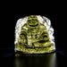 Buddha Moldavite Carving 37.50 ct 21x24x9mm - InnerVision Crystals