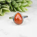 Carnelian Ring 10x7mm Size 6 - InnerVision Crystals