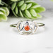 Carnelian Ring 2.5mm Size 9 - InnerVision Crystals