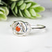 Carnelian Ring 2.5mm Size 9 - InnerVision Crystals