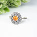 Carnelian Ring 5mm Size 7 - InnerVision Crystals