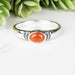 Carnelian Ring 7x5mm Size 10 - InnerVision Crystals