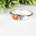 Carnelian Ring 7x5mm Size 10 - InnerVision Crystals