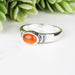 Carnelian Ring 7x5mm Size 6 - InnerVision Crystals