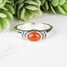 Carnelian Ring 7x5mm Size 7 - InnerVision Crystals