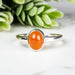Carnelian Ring 8x6mm Size 8 - InnerVision Crystals