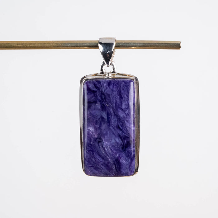 Charoite Pendant 11.45 g 46x19mm - InnerVision Crystals