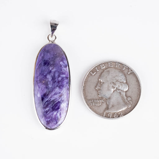 Charoite Pendant 5.56 g 45x15mm - InnerVision Crystals