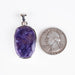 Charoite Pendant 8.24 g 39x19mm - InnerVision Crystals