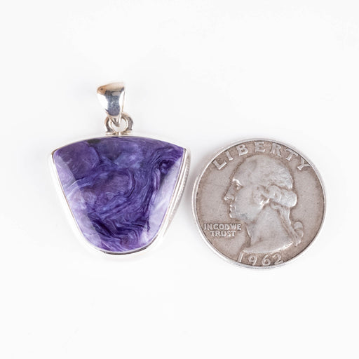 Charoite Pendant 8.65 g 33x25mm - InnerVision Crystals