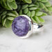 Charoite Ring 15mm Size 9 - InnerVision Crystals