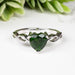 Chrome Diopside Ring 7mm Size 8 - InnerVision Crystals