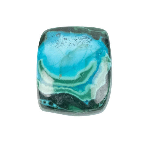 Chryscocolla + Malachite Cabochon 30.60 ct 19x16mm - InnerVision Crystals