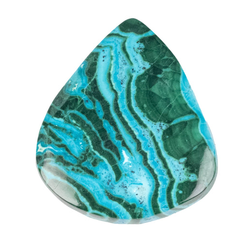 Chryscocolla + Malachite Cabochon 31.95 ct 29x25mm - InnerVision Crystals