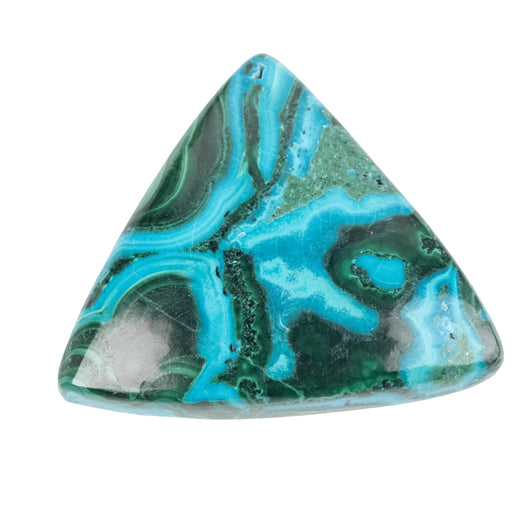 Chryscocolla + Malachite Cabochon 47.70 ct 30x29mm - InnerVision Crystals