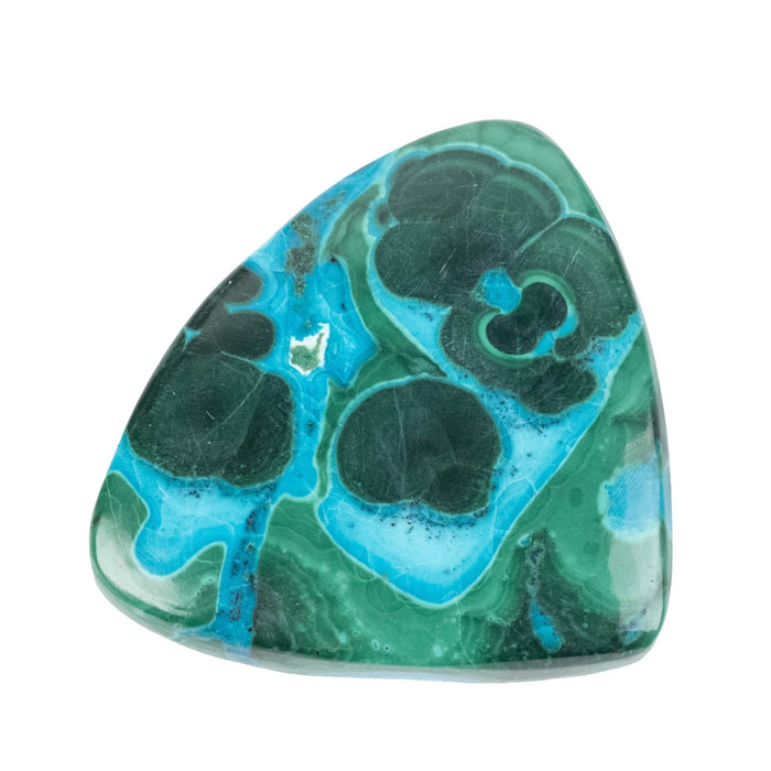 Chryscocolla + Malachite Cabochon 49.55 ct 33x29mm - InnerVision Crystals