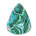 Chryscocolla + Malachite Cabochon 50.05 ct 34x25mm - InnerVision Crystals