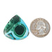 Chryscocolla + Malachite Cabochon 56.80 ct 30x29mm - InnerVision Crystals