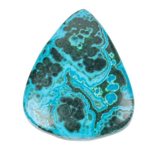 Chryscocolla + Malachite Cabochon 67.40 ct 36x30mm - InnerVision Crystals