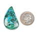 Chryscocolla + Malachite Cabochon 75.55 ct 40x23mm - InnerVision Crystals