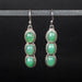 Chrysoprase Earrings 8x6mm .925 Silver - InnerVision Crystals