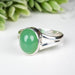 Chrysoprase Ring 10x8mm Size 8 - InnerVision Crystals