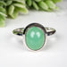 Chrysoprase Ring 10x8mm Size 8 - InnerVision Crystals