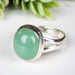 Chrysoprase Ring 11x9mm Size 7 - InnerVision Crystals