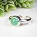 Chrysoprase Ring 6.8mm Size 7.5 - InnerVision Crystals